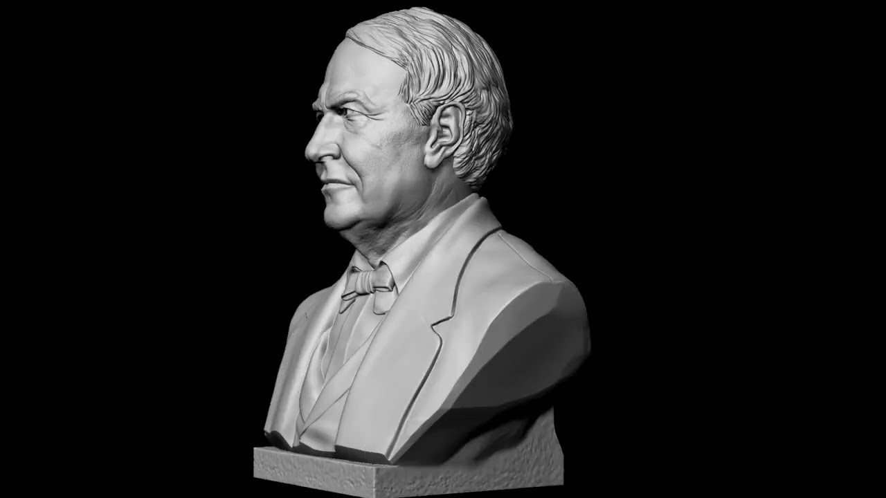 Thomas Edison 3D Druckmodell