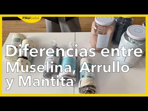 Diferencias entre Muselina, Arrullo y Mantita