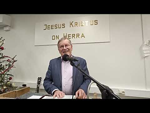 31.12.2025. Raamattutunti, aiheena: Uusi taivas, uusi Maa. Puhujana Pauli Rahkonen.