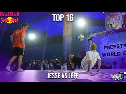 Jesse (Netherlands) vs Jay (Australia) - TOP 16 | RED BULL STREET STYLE 2021 | Freestyle Battle RBSS