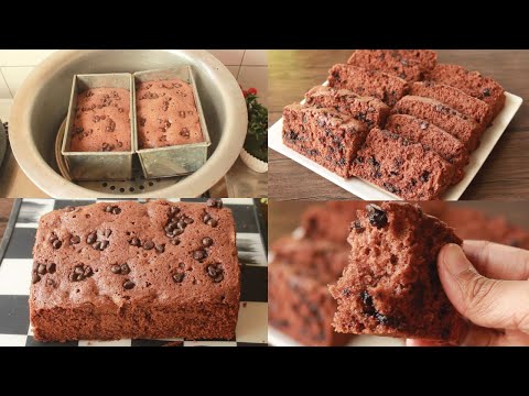 Chocolate Chip Cake without Oven Recipe By Chef Hafsa | Hafsas Kitchen