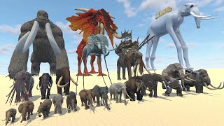 Download lagu Elephant, Mammoth & Monster Elephant Size Comparison - 3D Animation Comparison mp3