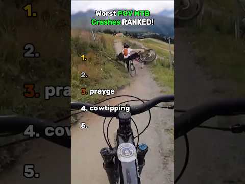 Worst POV MTB Crashes RANKED! #mtb #crash #ranked