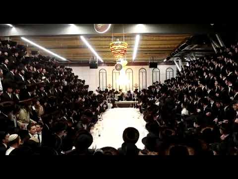 Pinsk karlin Rebbe Dancing With Philanthropist - Sukkos 5783
