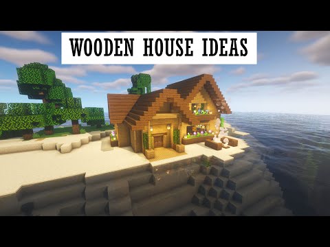 ZOI GAMES - WOODEN HOUSE DESIGN| Minecraft shorts