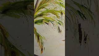 call me when you land , tropical beach watercolour painting #palmcove #artwork #painting #paradise