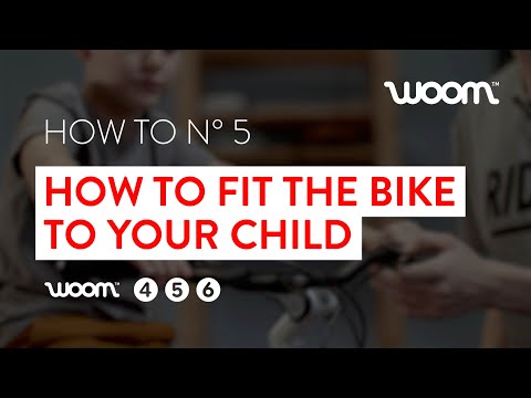 How to fit the bike to your child | woom ORIGINAL 4, 5 & 6  (model years Nov. 2018 to to Nov. 2020)