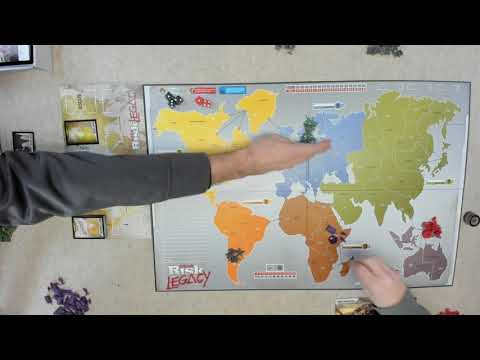 [SPOILERS] Risk Legacy w/ 4 players Game 1