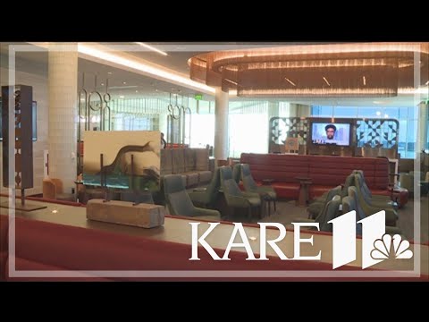 Dê uma olhada no interior do novo Delta Sky Club no Aeroporto MSP