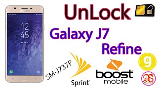 UnLock SIM | SAMSUNG Galaxy J7 Refine | SPRINT | BoosT Mobile | Global Unlocker Golden