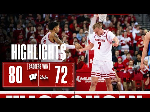 Highlights vs UCLA || Wisconsin Basketball || Jan. 6, 2026