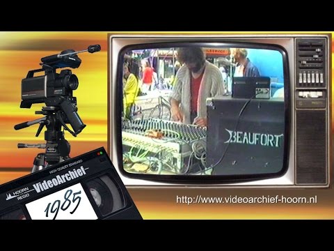 1985 Hoorn: WPK (Westfries PopKollektief) - Muziekfestival op het Kerkplein