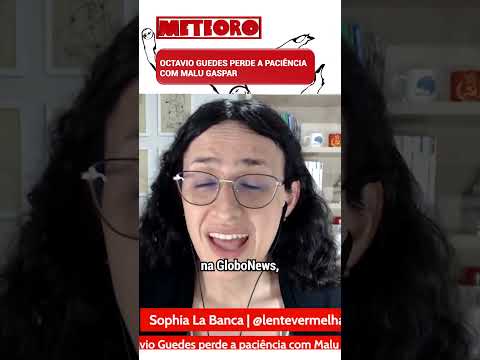 OCTAVIO GUEDES PERDE A PACIÊNCIA COM MALU GASPAR