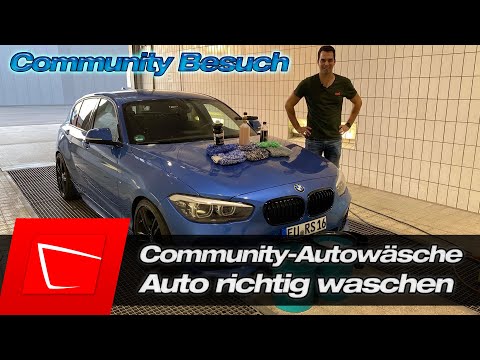 Community Visit Washing Video - How to wash your car properly, including a foam party! Car wash b...