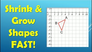 Graphing Dilations Made Simple | Easy Scale Factor Tricks