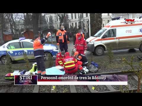 CROMTEL TV NEWS - Man killed by train in Rădăuți