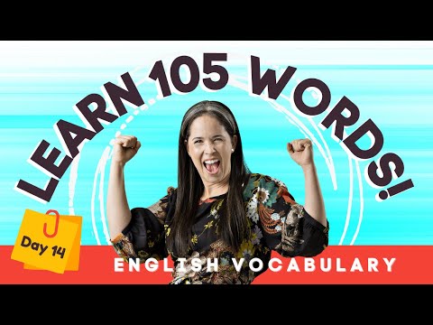 學習105個英語詞彙｜ DAY 14 (LEARN 105 ENGLISH VOCABULARY WORDS | DAY 14)