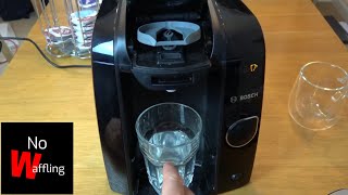 How to RINSE Through Clean Inside Bosch Tassimo Joy Coffee Machine Using Service Disc - Beginners