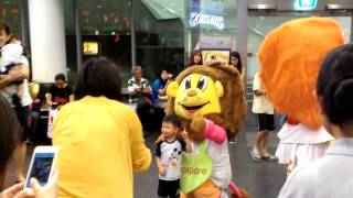 Singapore Lion Mascots at AMK Hub