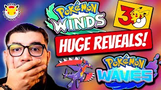 Pokémon Presents Revealed Waves & Winds & 30th Anniversary TCG Set!