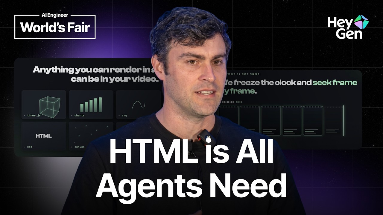 HeyGen: HTML is the Key for AI Video Agents - AI Engineer