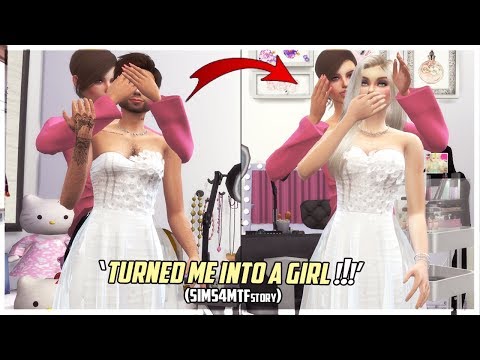 Mom Turned Me Into A Girl! 👦👉👩 Transformation Story - Sims 4