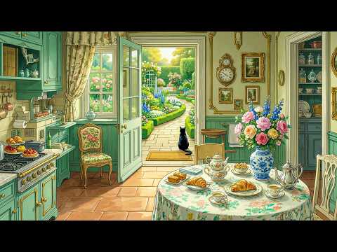 Nostalgic Vintage Classic Music 1940s Playing in Another Room at Grandma’s House on a Spring Morning