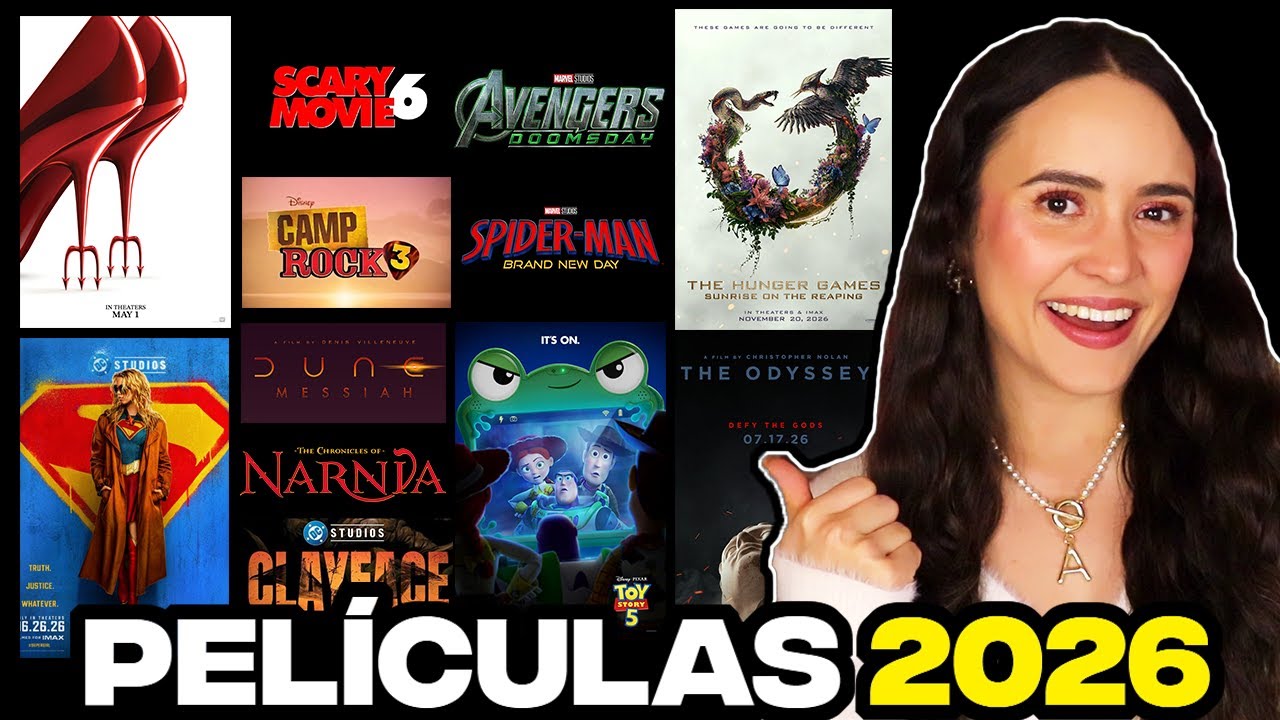 CALENDARIO DE PELÍCULAS 2026 🎬💥 Todas las películas que se estrenan en 2026 😱