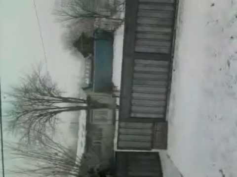 satul Izvoarele pe timp de iarna