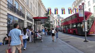 Central London 4K Walking Tour | Piccadilly, Regent St, Carnaby St, Soho