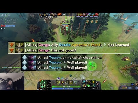 Topson's response to Gorgc backseating like his twitch chat