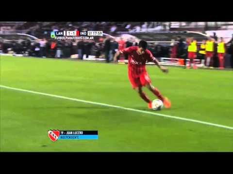 Gol de Lucero. Lanús 1 - Independiente 1. Fecha 26. Primera División 2015. FPT