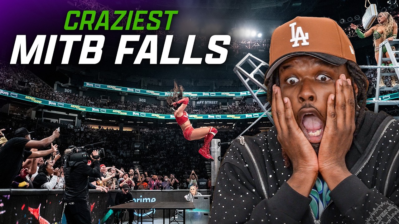 Je’Von Evans reacts to wildest Money in the Bank moments