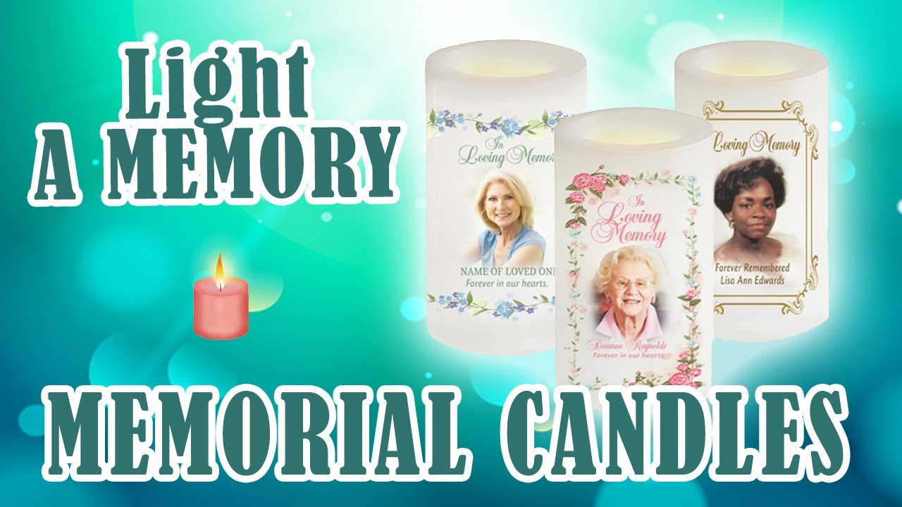 Memorial Candles Video by The Funeral Program Site