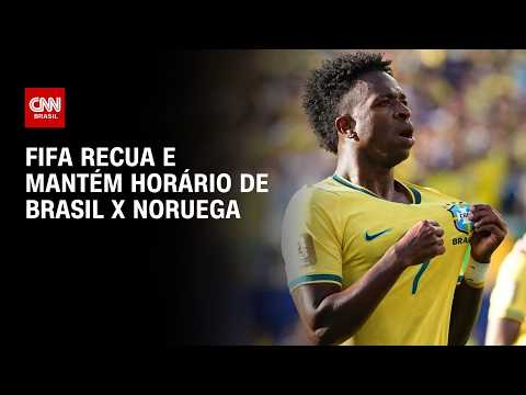 Copa do Mundo: Fifa mantém horário de Brasil x Noruega no domingo (5) | CNN PRIME TIME