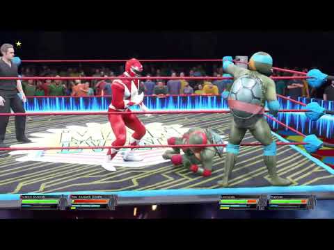 WWE 2K22 Tag Team Tournament TMNT vs Power Rangers