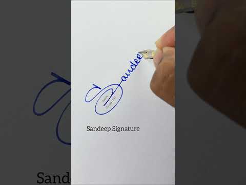 Sandeep Signature | Letter S Sign | S Signature #signature @Satish.Calligraphy