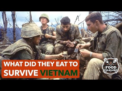 The Gross Meals Soldiers Ate Every Day! Vietnam War