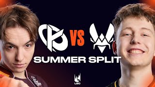 KC vs VITALITY, QUEL POULET CE BO (LEC Summer Split 2026)