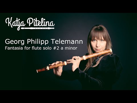 Georg Philipp Telemann Fantasia #2 a minor for flute solo