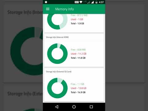 Memory Info - RAM, ROM, SDCard