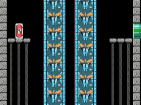 Tower Fall ~ from AgentAPM ~ SUPER MARIO MAKER Gameplay RAW