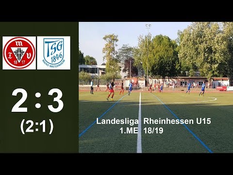 1. ME 18/19 Landesliga Rheinhessen U15  MTV 1817 vs TSG 1846 2:3