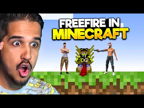 Desi Gamers - Free Fire in Minecraft 😱🔥