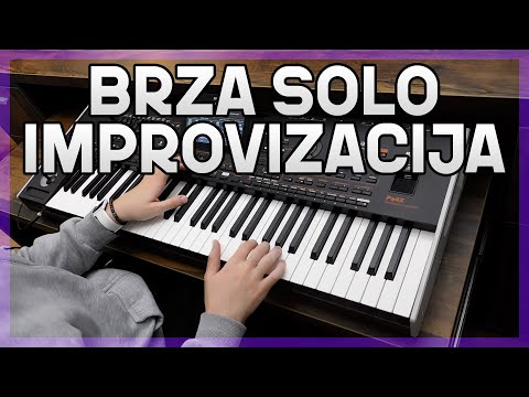 BRZA SOLO IMPROVIZACIJA // MARKO MX - Strasna Boja - KORG Pa4x!