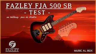 Video thumbnail for Fazley FJA500SB Test Audio no talking #budgetguitar by Music AL Box