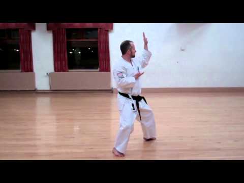 Wado Karate Pinan Shodan performed by Neil Pottinger