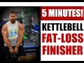 BRUTAL 5 Minute Kettlebell Fat Loss Routine | Chandler Marchman