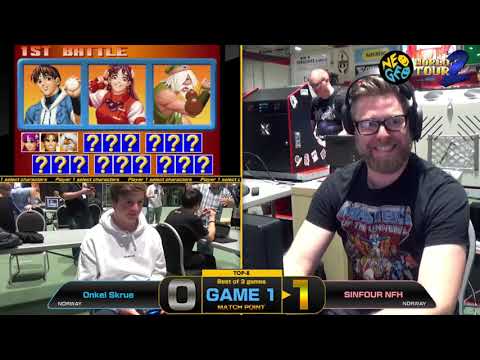 Onkel Skrue vs Sinfour - KOF '98 Neo Geo World Tour Season 2 Norway Stop TOP-8