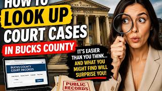 How to look up court cases in Bucks County